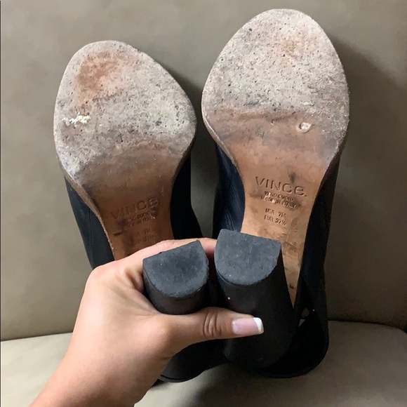 VINCE Slingback Boots. - Picture 4 of 6